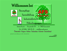 Tablet Screenshot of baumdienst.at